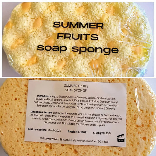 Summer Fruits Soap Sponge
